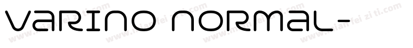 varino normal字体转换
